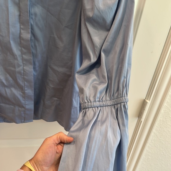 NWT AS by DF size XS Puff Sleeve Button Down - Picture 4 of 4